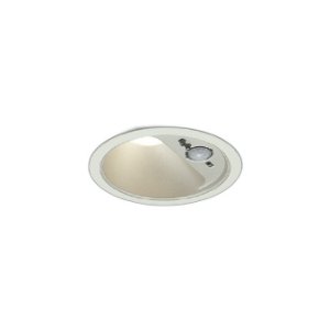 画像: コイズミ照明 AD1277W35 ダウンライト φ100 非調光 温白色 高気密SB 人感センサ 高演色R+ 防雨型 パウダリーホワイト