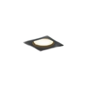 画像: コイズミ照明 AD1327B35 ダウンライト □100 調光(調光器別売) 温白色 ランプタイプ 角型 高気密SB 高演色R+ ブラック