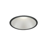 画像: コイズミ照明 AD52906 ダウンライト φ150 非調光 温白色 M形 電源一体型 ブラック