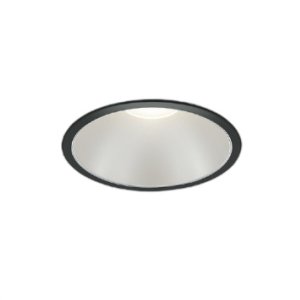 画像: コイズミ照明 AD52906 ダウンライト φ150 非調光 温白色 M形 電源一体型 ブラック