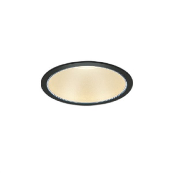 画像1: コイズミ照明 AD53280 ダウンライト φ125 非調光 電球色 M形 電源一体型 ブラック (1)