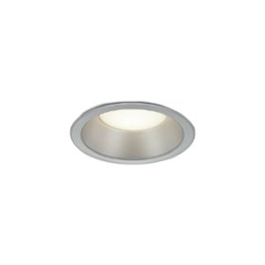 画像: コイズミ照明 AD7250S35 ダウンライト φ100 非調光 温白色 パネル 高気密SB 高演色R+ 防雨・防湿型 ブライトシルバー