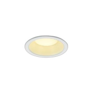 画像: コイズミ照明 AD7351W27 ダウンライト φ100 調光(調光器別売) 電球色 パネル 高気密SB 高演色R+ 防雨・防湿型 ファインホワイト