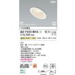 画像2: コイズミ照明 AD7353W35 ダウンライト φ100 調光(調光器別売) 温白色 パネル 高気密SB 傾斜 ウォールウォッシャー 高演色R+ 防雨・防湿型 ファインホワイト (2)