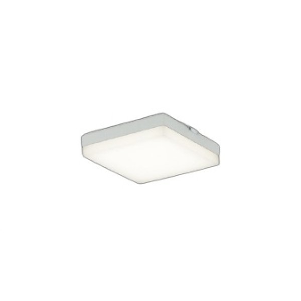 画像1: コイズミ照明 AH51765 ベースライト 非調光 温白色 SOLID スクエア プラグタイプ ホワイト (1)