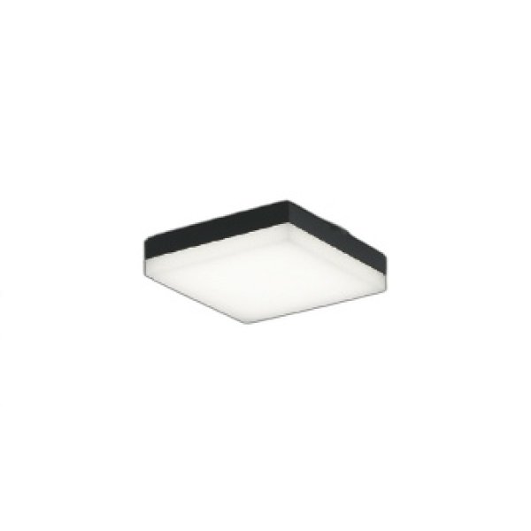 画像1: コイズミ照明 AH51770 ベースライト 非調光 白色 SOLID スクエア プラグタイプ ブラック (1)