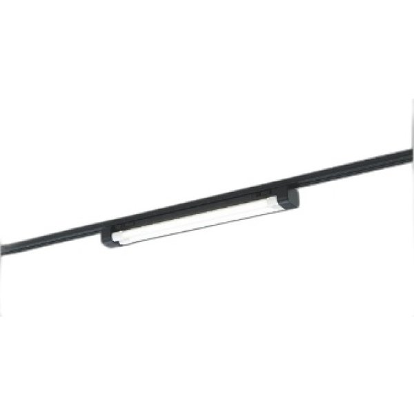 画像1: コイズミ照明 AH55077 ベースライト 非調光 白色 ランプ同梱 プラグタイプ ブラック (1)