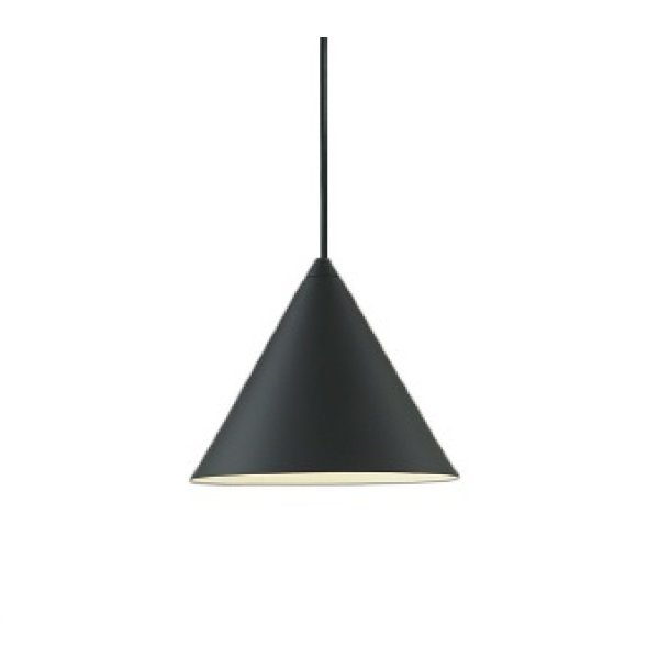 画像1: コイズミ照明 AP55560 ペンダント 非調光 温白色 フランジタイプ 高演色R+ マットブラック (1)