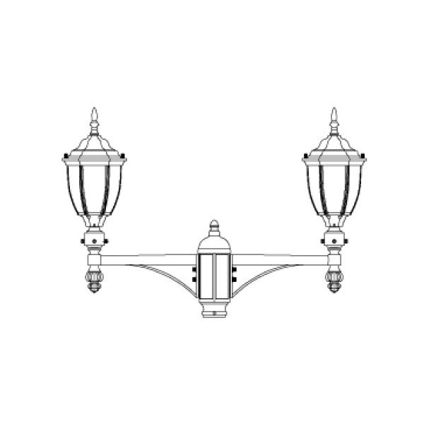 画像1: コイズミ照明 AU55590 エクステリア ガーデンライト 非調光 電球色 ポール灯 灯具のみ ポール別売 防雨型 ブラック (1)