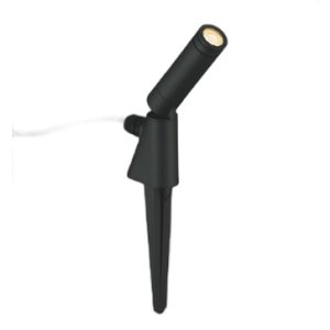 画像: コイズミ照明 AU55812 エクステリア スパイクスポット 非調光 電球色 高演色R+ 防雨型 サテンブラック