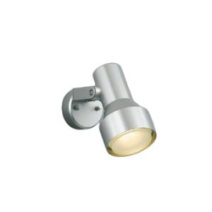 画像: コイズミ照明 AU57440 エクステリア スポットライト 非調光 電球色 高演色R+ 防雨型 シルバーメタリック