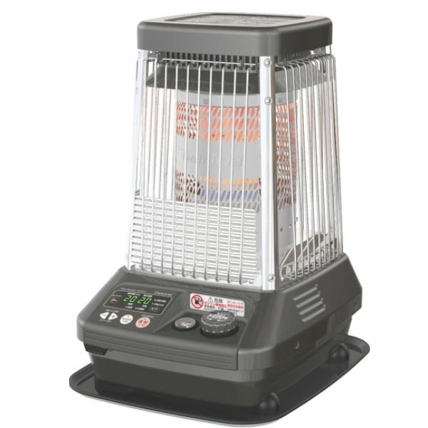 画像1: ダイニチ Dainichi FM-10C3-H 業務用石油ストーブ メタリックグレー 温風ファン付き 木造26畳 コンクリート35畳 ℃℃ (1)