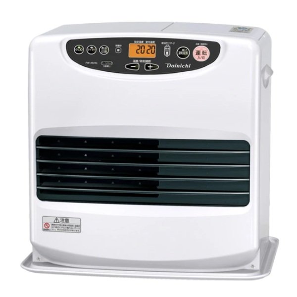 画像1: ダイニチ Dainichi FW-4625L-W 石油ファンヒーター ムーンホワイト 快速暖房 スピード着火 木造12畳 コンクリート16畳 ℃℃ (1)