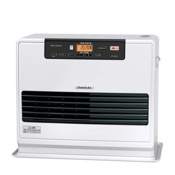 画像1: ダイニチ Dainichi FW-72NDX1-W 石油ファンヒーター ムーンホワイト ハイパワー 暖房器具 木造19畳 コンクリート25畳 ℃℃ (1)
