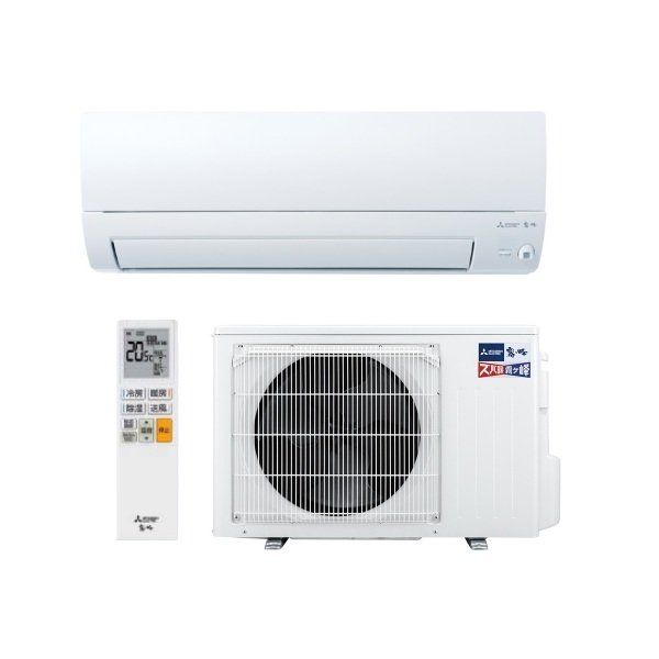 画像1: 三菱 MSZ-KXV2826(W) エアコン 10畳 ルームエアコン KXVシリーズ ズバ暖 寒冷地 単相100V/20A 10畳程度 ピュアホワイト (MSZ-KXV2825-Wの後継品) ♪♭ (1)