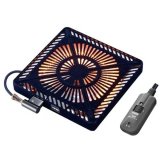 画像: メトロ電気工業 MCU-501E(DKB) こたつ用 取り替えヒーター 交換用 薄型 コタツヒーターユニット 手元コントローラー 取替用コタツヒーター ℃℃