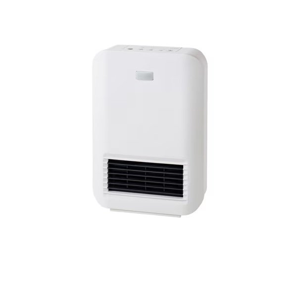 画像1: ユアサプライムス セラミックヒーター YGT-S1200GM(W) 大風量 人感センター マイコン式 静音 ホワイト YUASA ℃℃ (1)