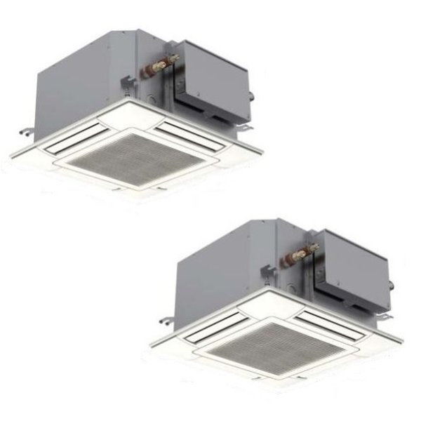 画像1: 日立 RCIC-GP112RSHP4 業務用エアコン てんかせJr. 同時ツイン 省エネの達人 112型 4.0馬力 三相200V ♪ (1)