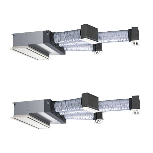 画像1: 日立 RCB-GP160RGHP9 業務用エアコン ビルトイン 同時ツイン 省エネの達人プレミアム 160型 6.0馬力 三相200V ♪ (1)