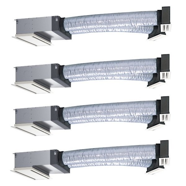 画像1: 日立 RCB-GP224RGHW5 業務用エアコン ビルトイン 同時フォー 省エネの達人プレミアム 224型 8.0馬力 三相200V ♪ (1)