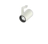 画像: 大光電機(DAIKO) LZS-9099NWW8E スポットライト 無線 調光(調光器別売) 白色 LED プラグタイプ レール別売 ホワイト