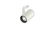 画像: 大光電機(DAIKO) LZS-9102LWM5 スポットライト 調光(調光器別売) 電球色 LED プラグタイプ レール別売 ホワイト 受注生産品[§]