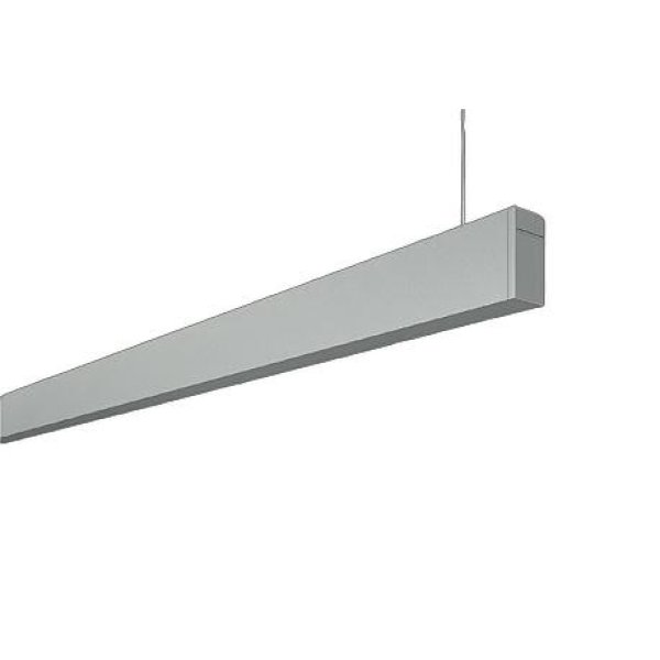 画像1: 大光電機(DAIKO) LZY-93258LS ベースライト L1500タイプ 調光(調光器別売) 電球色 LED 吊下げ形 上配光 シルバーアルマイト 受注生産品[§] (1)