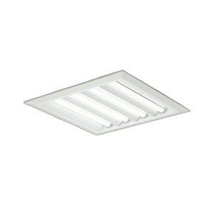 画像: 大光電機(DAIKO) LZB-92724XW ベースライト □600タイプ 調光(調光器別売) 本体のみ ユニット別売 下面開放 ホワイト