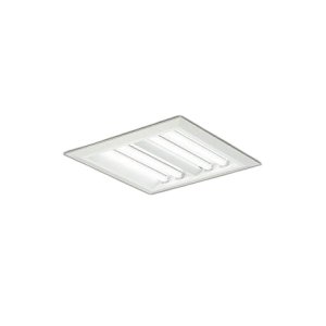 画像: 大光電機(DAIKO) LZB-92720XW ベースライト □450タイプ 調光(調光器別売) 本体のみ ユニット別売 下面開放 ホワイト