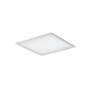 画像: 大光電機(DAIKO) LZB-93718AW ベースライト □450タイプ 非調光 電源内臓 温白色 LED フラットパネル ホワイト