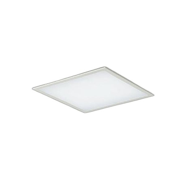 画像1: 大光電機(DAIKO) LZB-93718AW ベースライト □450タイプ 非調光 電源内臓 温白色 LED フラットパネル ホワイト (1)