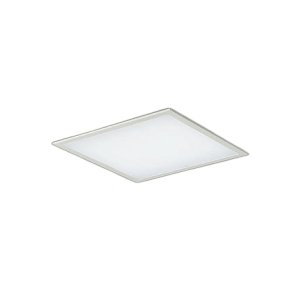 画像: 大光電機(DAIKO) LZB-93718YW ベースライト □450タイプ 非調光 電源内臓 電球色 LED フラットパネル ホワイト