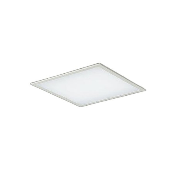 画像1: 大光電機(DAIKO) LZB-93719YW ベースライト □450タイプ 調光(調光器別売) 電源内臓 電球色 LED フラットパネル ホワイト (1)