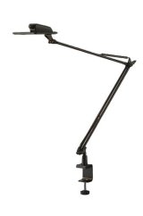 画像: 大光電機(DAIKO) LZT-93841YB スタンド 非調光 電源内蔵 電球色 LED クランプ取付タイプ ブラック