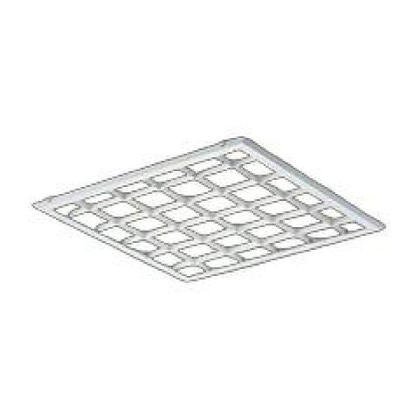 画像1: 大光電機(DAIKO) LZA-92699 部材 ルーバー 枠有りタイプ □600タイプ用 ホワイト (1)