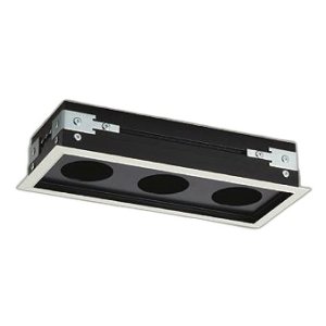 画像: 大光電機(DAIKO) LZA-93037 部材 モジュールフレーム φ50ダウンライト 3灯用 ホワイト