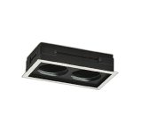 画像: 大光電機(DAIKO) LZA-93038 部材 モジュールフレーム φ75ダウンライト 2灯用 ホワイト