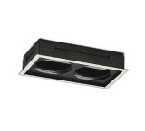 画像: 大光電機(DAIKO) LZA-93040 部材 モジュールフレーム φ100ダウンライト 2灯用 ホワイト