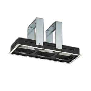 画像: 大光電機(DAIKO) LZA-93043 部材 モジュールフレーム φ125ダウンライト 3灯用 ホワイト