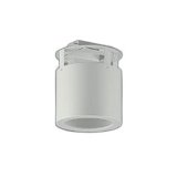 画像: 大光電機(DAIKO) LZA-93850 部材 シーリングアダプター 直付・吊ボルト・レースウェイ取付用 埋込φ150ダウンライト用 ホワイト