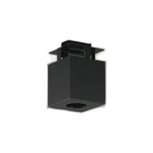 画像: 大光電機(DAIKO) LZA-93851 部材 シーリングアダプター 直付・吊ボルト・レースウェイ取付用 埋込φ75ダウンライト用 ブラック