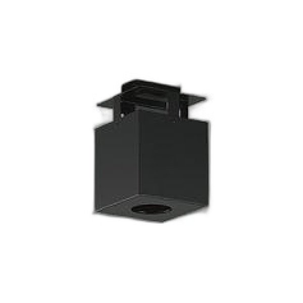 画像1: 大光電機(DAIKO) LZA-93852 部材 シーリングアダプター 直付・吊ボルト・レースウェイ取付用 埋込φ100ダウンライト用 ブラック (1)