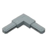 画像: 大光電機(DAIKO) LZA-A0234S 部材 L形ジョイナー フィードイン端子付 右用 グレー