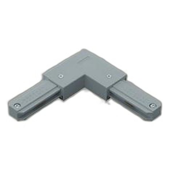 画像1: 大光電機(DAIKO) LZA-A0234S 部材 L形ジョイナー フィードイン端子付 右用 グレー (1)