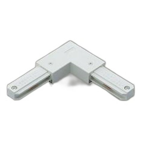 画像1: 大光電機(DAIKO) LZA-A0234W 部材 L形ジョイナー フィードイン端子付 右用 ホワイト (1)