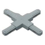 画像: 大光電機(DAIKO) LZA-A0237S 部材 ＋形ジョイナー フィードイン端子付 グレー