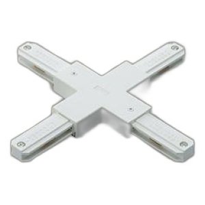 画像: 大光電機(DAIKO) LZA-A0237W 部材 ＋形ジョイナー フィードイン端子付 ホワイト