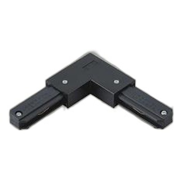 画像1: 大光電機(DAIKO) LZA-A0250K 部材 L形ジョイナー フィードイン端子付 左用 ブラック (1)