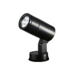 画像: 大光電機(DAIKO) LZW-60159YB アウトドア スポットライト 非調光 電源内蔵 電球色 LED フランジタイプ 防雨形 ブラック