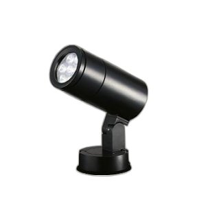 画像: 大光電機(DAIKO) LZW-60159YB アウトドア スポットライト 非調光 電源内蔵 電球色 LED フランジタイプ 防雨形 ブラック